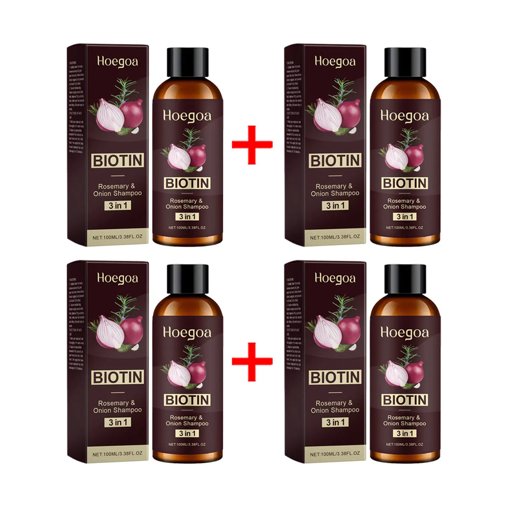 HOEGOA Red Onion Shampoo – Scalp Repair & Anti-Dandruff Anti-Dandruff Shampoo Oasis Select 400ml boxed