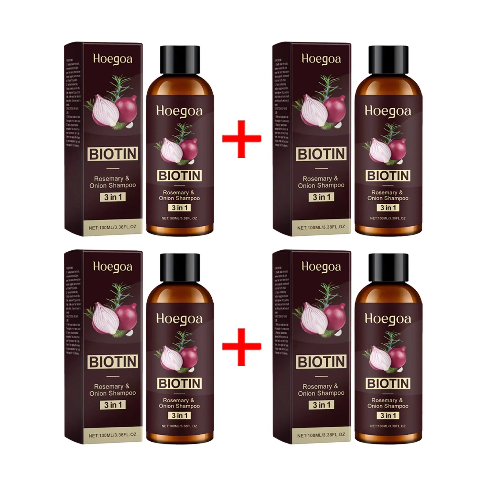 HOEGOA Red Onion Shampoo – Scalp Repair & Anti-Dandruff Anti-Dandruff Shampoo Oasis Select 400ml boxed