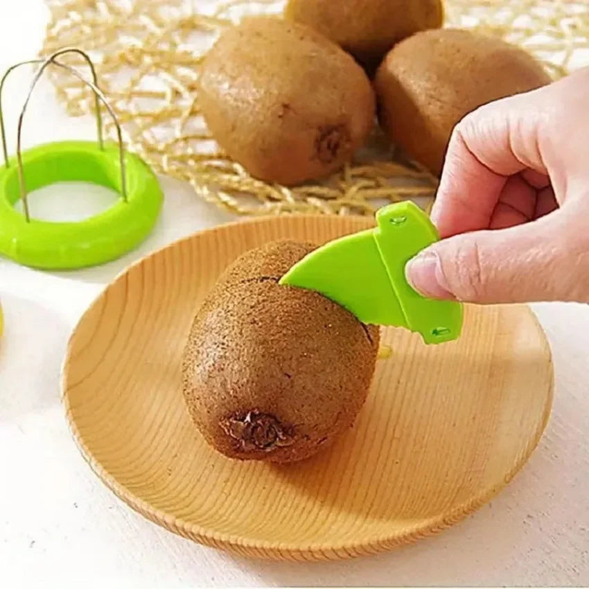 1 Pcs Kiwi Peel Split Tool Kitchen Gadgets and Accessories Creative Cut Kiwi Peeling Utensils Dig Fruit Slicer Fruit Knife Oasis Select