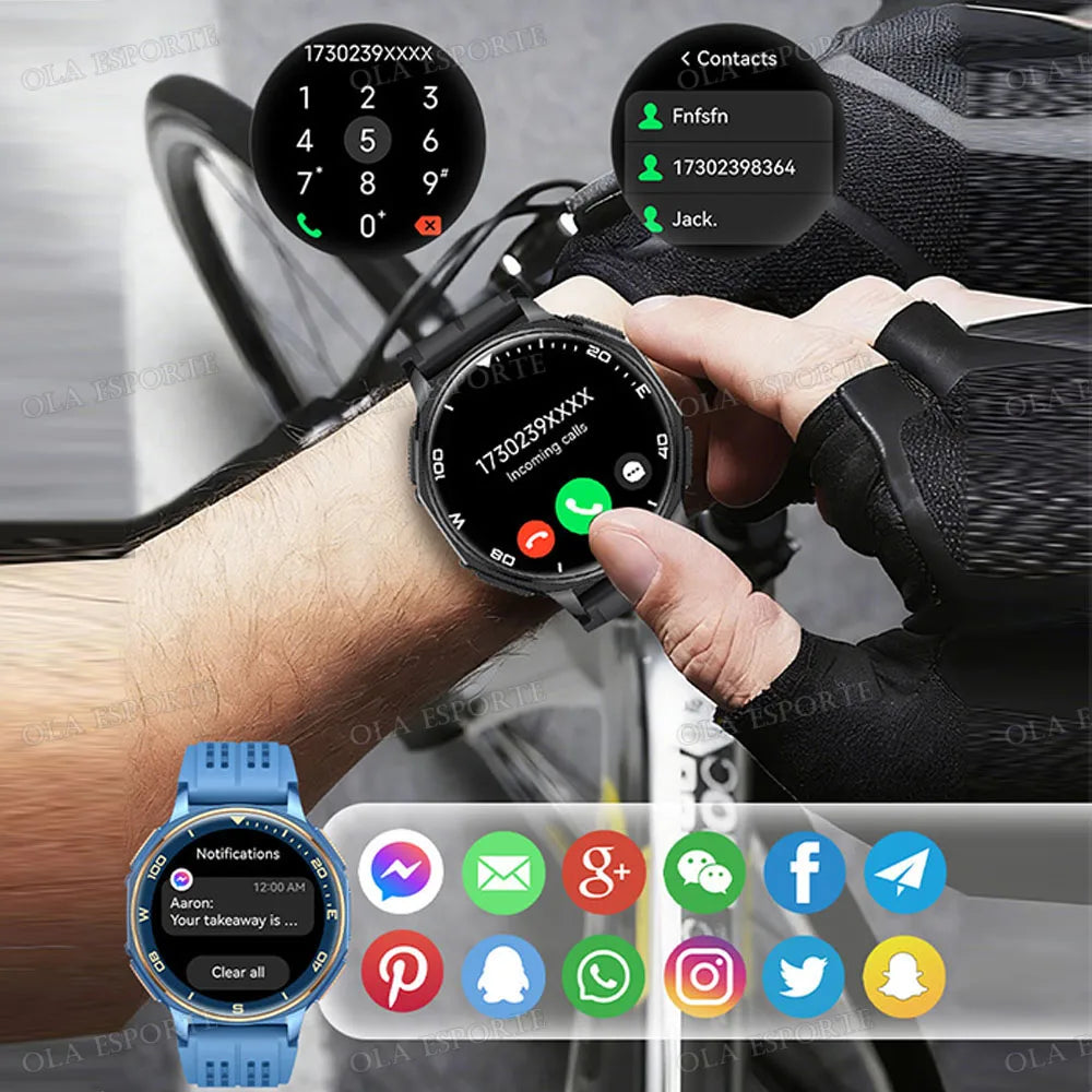 Ola Esporte GPS Smartwatch 5ATM AMOLED ChatGPT | HW12