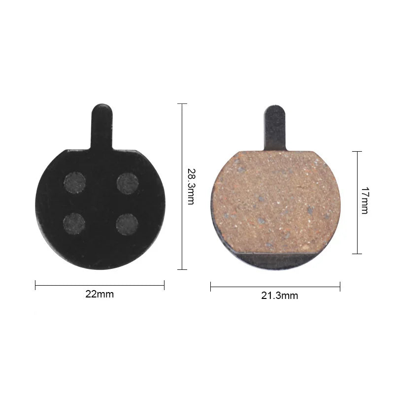 New 4 Pair Mountain Bike Hydraulic Semi-Resin Disc Brake Pad Lightweight Cycling Parts Bicycle Brake For JAK-5 B777 Oasis Select