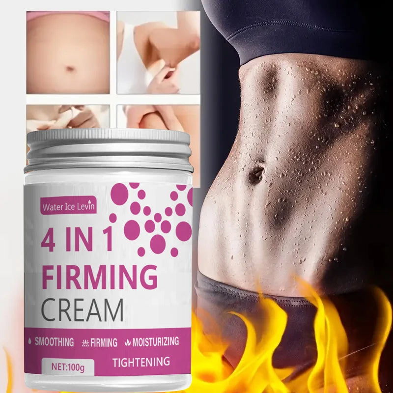 4 in 1 Firming Cream with Ginger, Aloe Vera and Coffee Extracts - Moisturizing Body Firming Cream for Abdomen, Arms and Legs Oasis Select