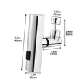 360° Rotating Splash-Proof Faucet Aerator Extender – 3-Mode
