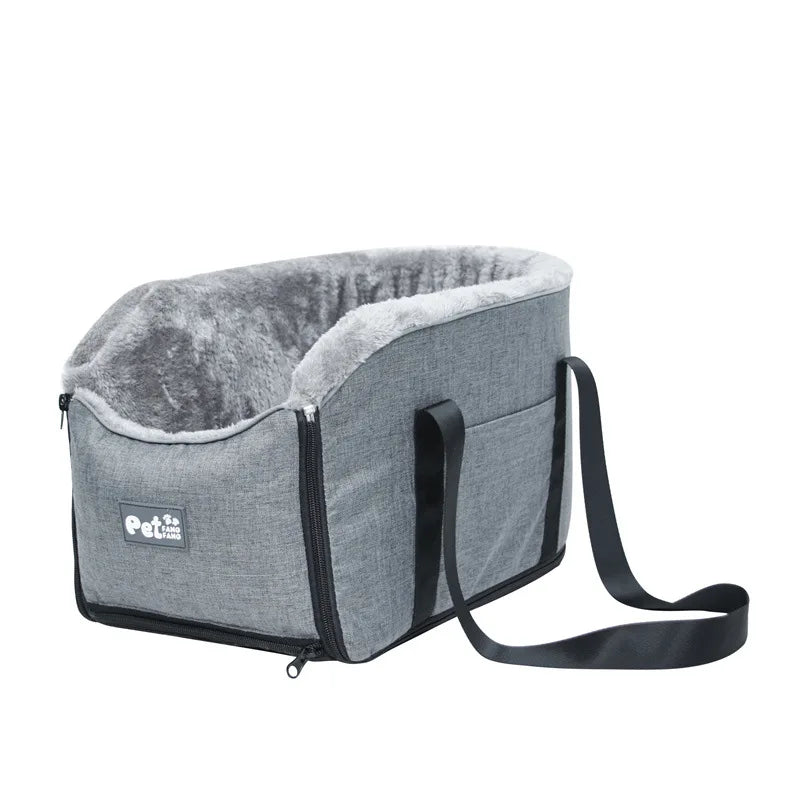 Pet Car Cat and Dog Beds Car Center Console Bags Cat Beds Car Cushions Seats Pet Handbags for Going Out Oasis Select