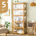 Bookshelf Shelf Floor-to-ceiling bookcase Reading shelf Children's household living room Simple solid wood multi-layer storage Oasis Select Primary 5-69