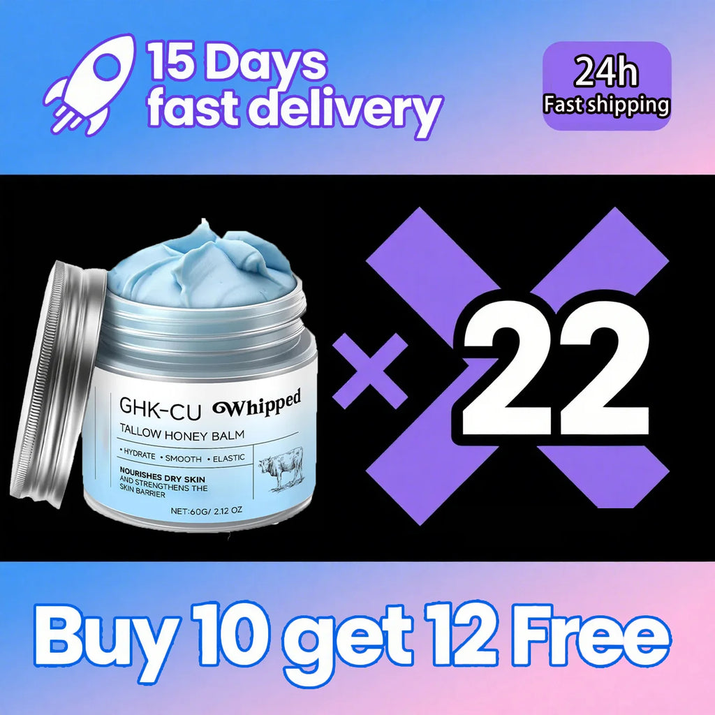 2026Blue Balm Moisturizer with GHK-Cu Copper Peptides & Beef Tallow: Manuka Honey Care for Mature Dry Skin Oasis Select Buy 10 get 12 free