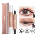 O'CHEAL Eyeliner Stamp Black Liquid Eyeliner Pen Waterproof Fast Dry Dual Head Eye Liner Pencil Make-up for Women Cosmetics Tool Oasis Select Black