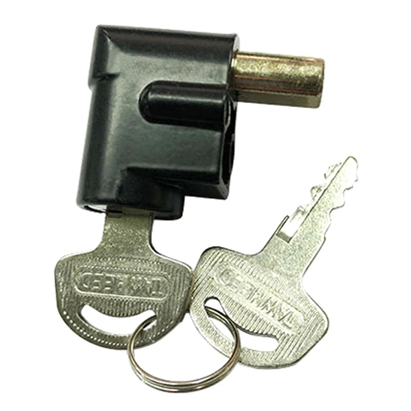 Wholesale Stainless Steel Motorcycle Steering Lock With Two Keys 2 Position Switch For GN125 GS125 Oasis Select