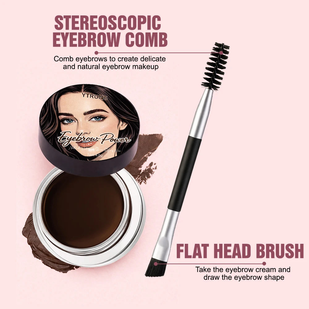 YTRUNS Tinted Brow Gel 6 Colors – Waterproof Eyebrow Mascara