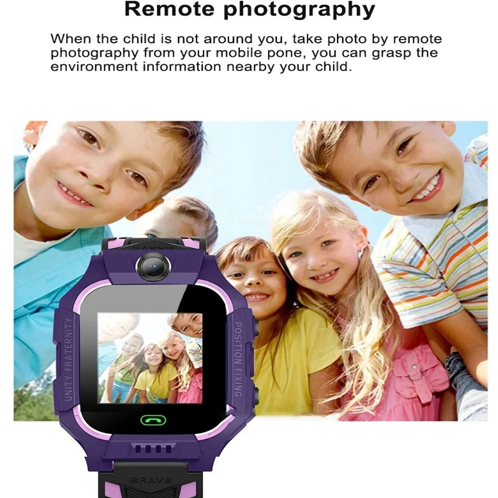 Kids Smart Watch 2G SIM GPS Tracker SOS Call IP68 Waterproof