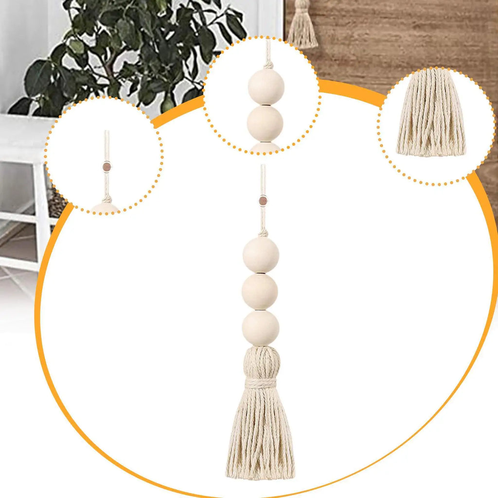 4/8Pcs Tassel Ornaments DIY Crafts Modern Boho Hanging Decorations Tassel Pendants for Backdrop Dorm Bedroom Curtain Home Decor Oasis Select