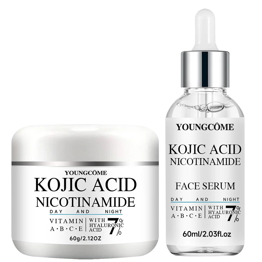 YOUNGCOME Kojic Acid & Niacinamide Brightening Serum & Cream Set
