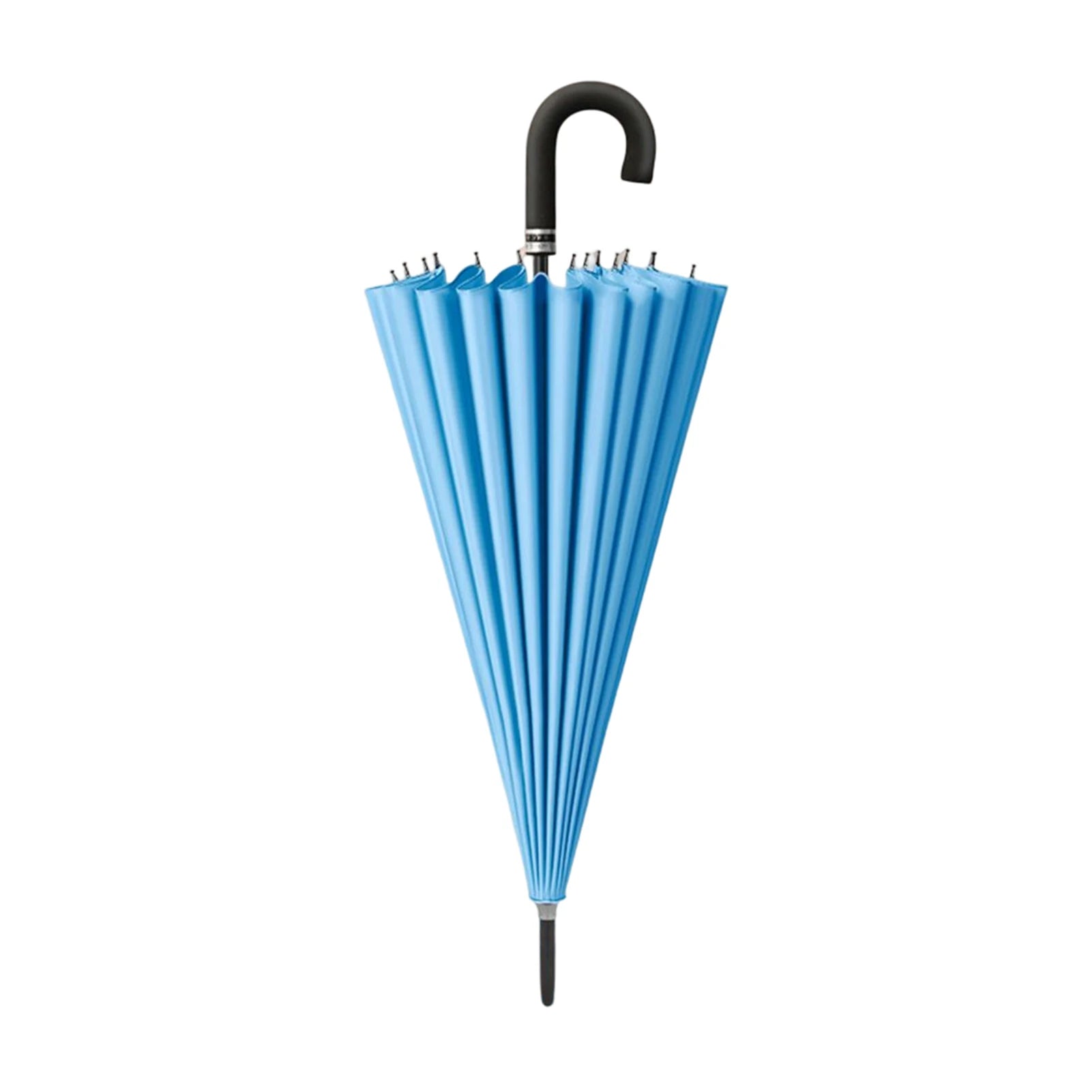 PEAKINBAGS 24-Rib UV Golf Umbrella – Large J Handle Windproof