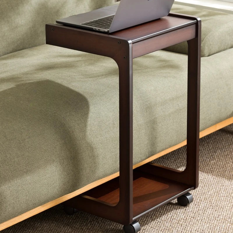Movable side few carts, bedside with wheels and drawers, can store multi-functional modern simple coffee table Oasis Select