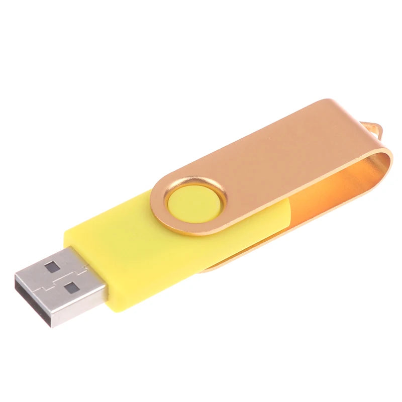 SXH Colorful USB Flash Drive 64M Capacity Memory Stick Pen Drive Suitable For Computers And Laptops Oasis Select Yellow