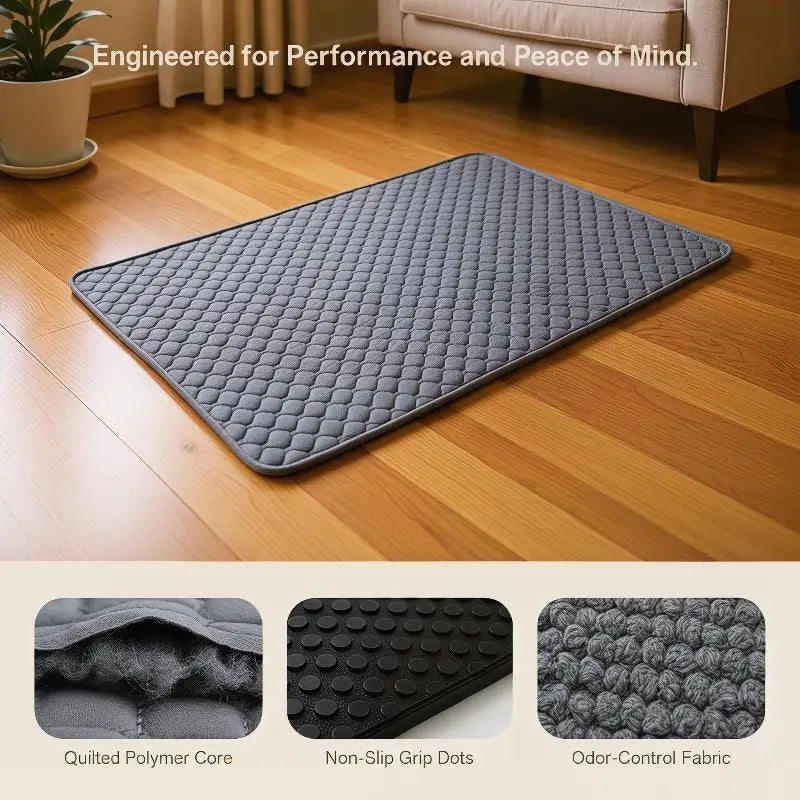 Washable Dog Pee Pad Reusable Waterproof Pet Training Mat Non Slip Absorbent Dog Bed Mat For Puppy Cat Small Medium Large Dogs Oasis Select