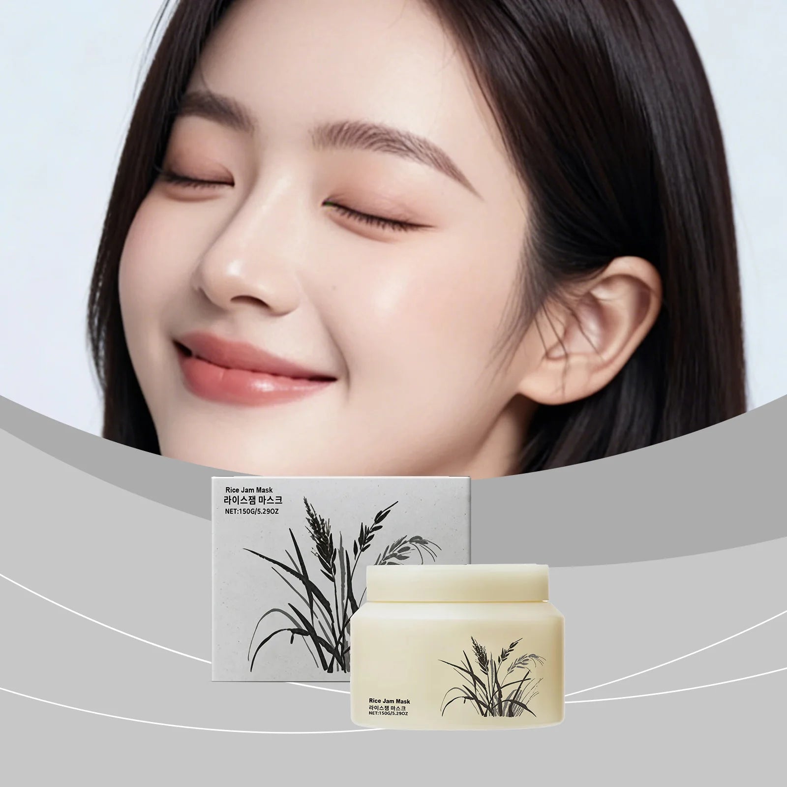 Rice Milk Hydrating Face Mask – Moisturizing & Skin-Softening