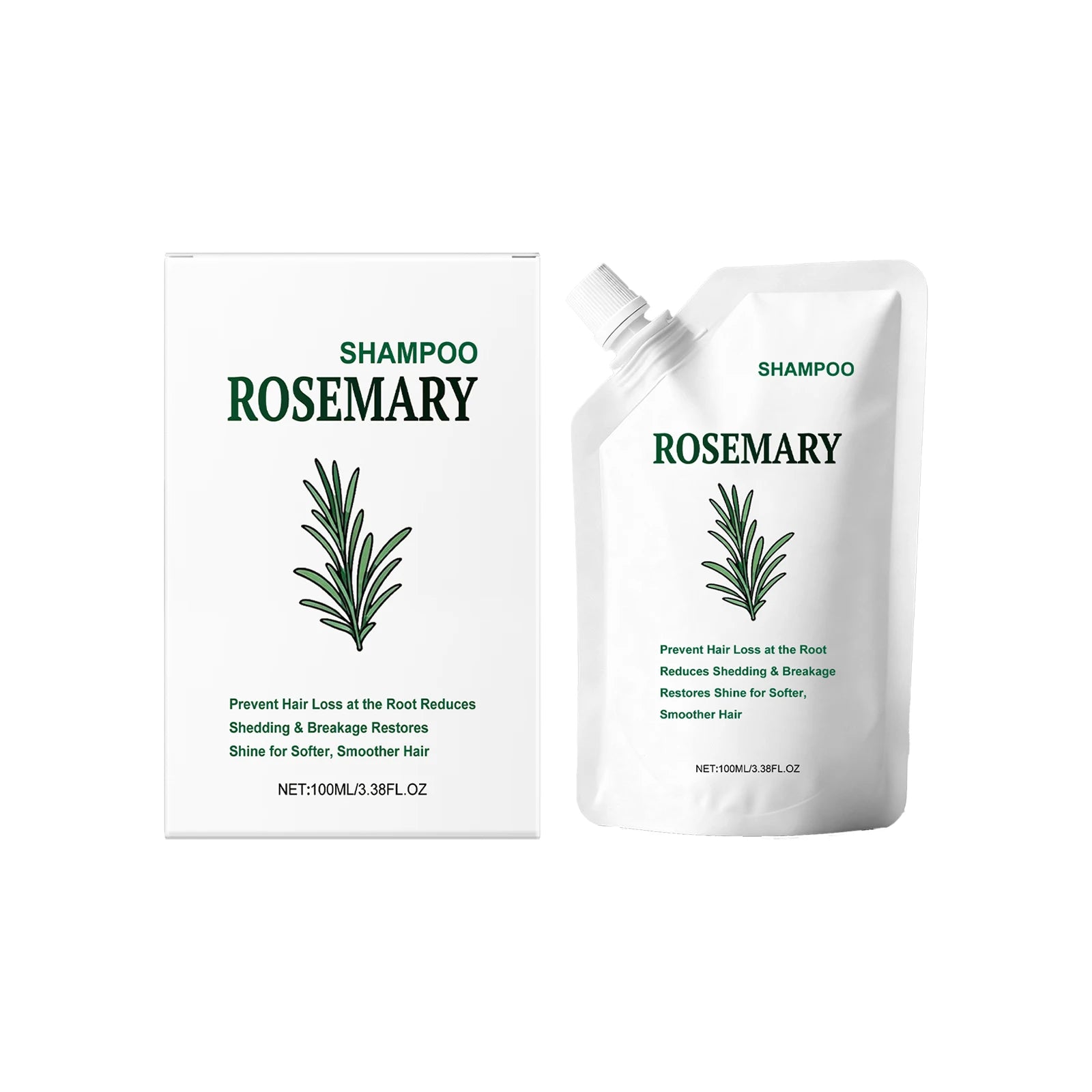 Hair Strengthens Shampoo Reduce Hair Loss Deep Cleansing Dandruff Scalp Oil Repair Weak Brittle Hair Rosemary Growth Shampoo Oasis Select 100ml Boxed
