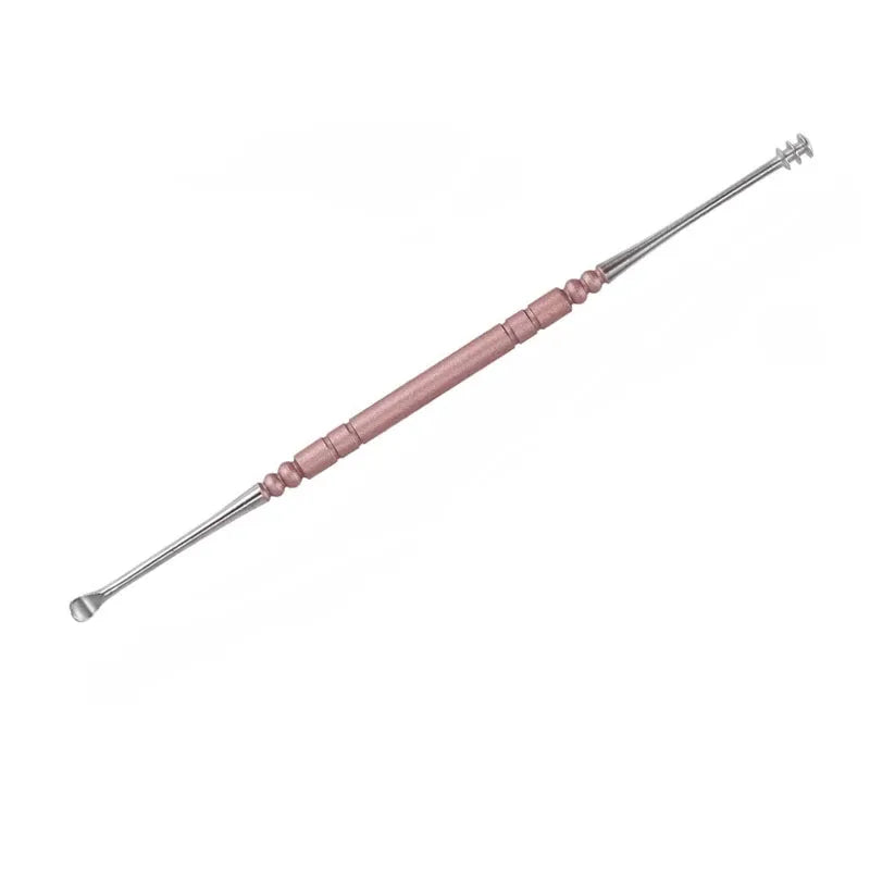 Stainless Steel Ear Wax Remover & Ear Massage Earpick Tool Ear Care Tool Oasis Select rose gold