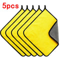 5-Pack Microfiber Car Wash Drying Towels – Auto Detailing