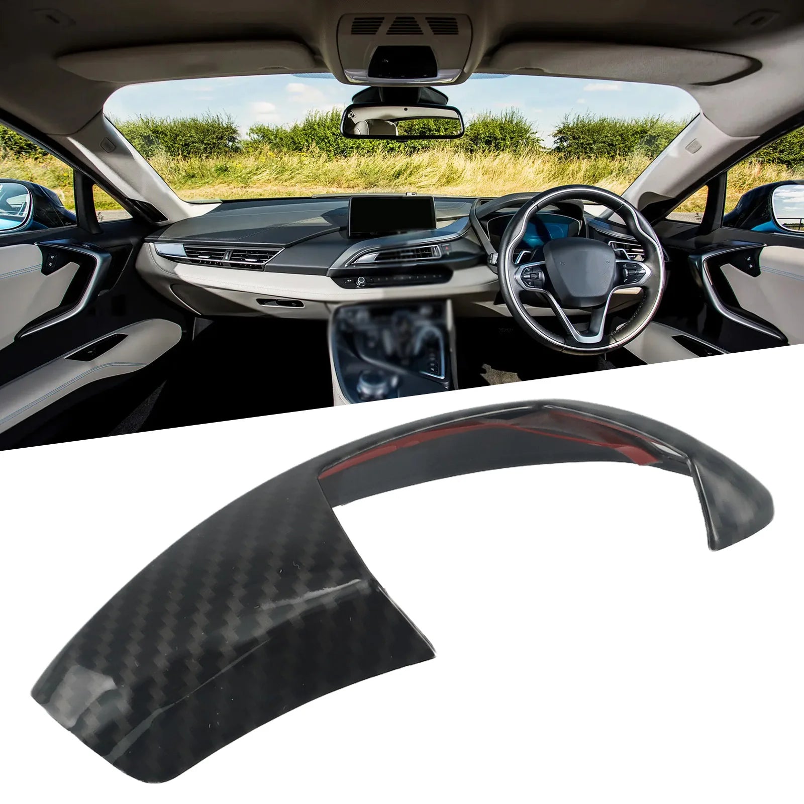 Fit For BMW 1 2 3 4 5 Series Carbon Fiber Gear Shift Knob Cover Smooth Finish Super Lightweight Embedded Packaging Oasis Select