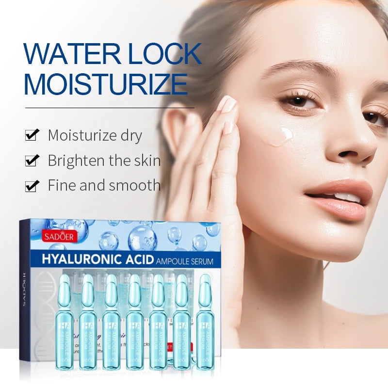 Hyaluronic Acid Ampoule Essence – 7x2ml Hydrating Face Serum Face Serum Ampoule Oasis Select 14ml