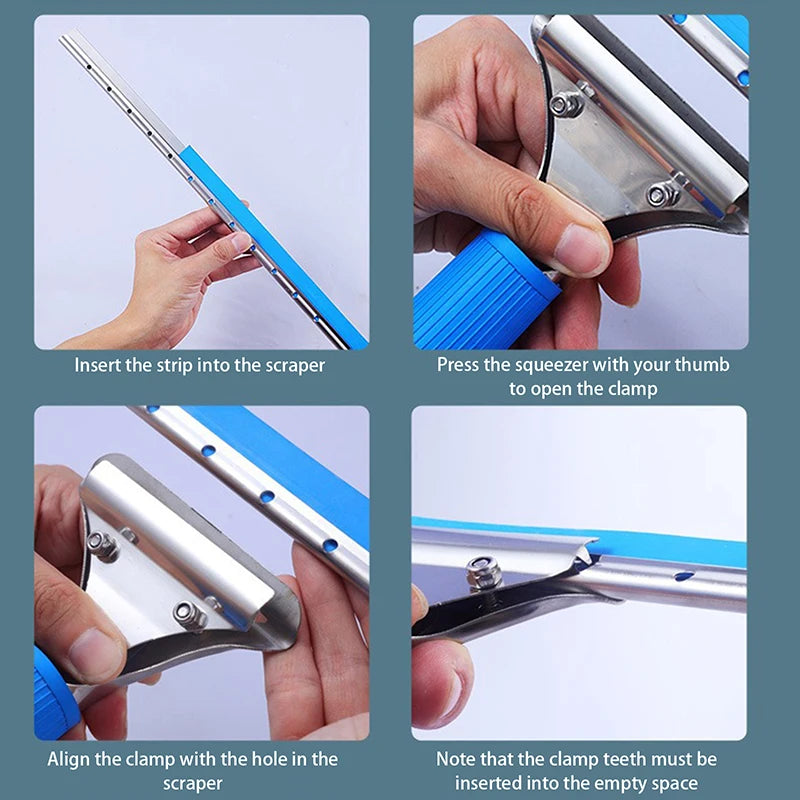 1Pc/1Set 35CM Window Cleaning Combo Squeegee & Microfiber Window Washer Shower Squeegees Window Glass Wiper Cleaning Tool Oasis Select