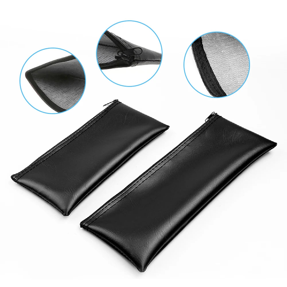 1pc Microphone Storage Bag Portable Soft Carry Bags Leather For Shure Wireless Handheld Microphone Protective Cover Accessories Oasis Select