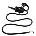 FI Circuit Breaker Socket Residual Current Circuit Breaker Plug With Cable,Personal Protection Adapter EU Plug Oasis Select Black