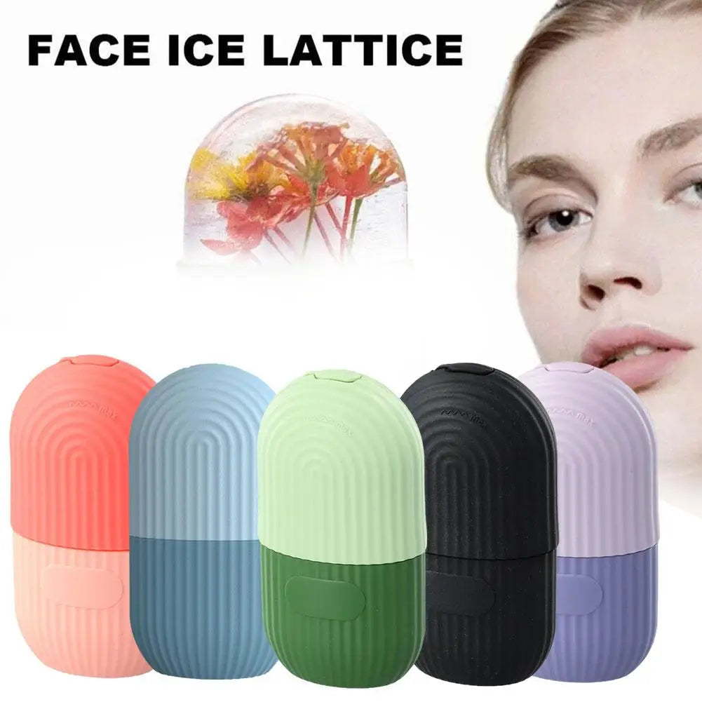 Silicone Ice Mold For Face Beauty Facial Ice Cube Mold Ice Roller For Face And Eye Icing Gua Sha Face Massage Skin Care Tool Oasis Select