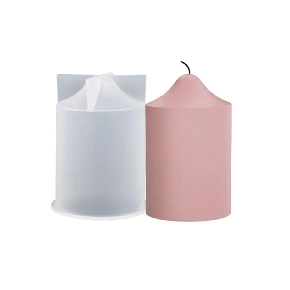 Cylinder Silicone Candle Mold – DIY Wax, Resin & Soap Craft