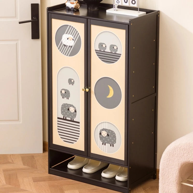 Shoe rack, multi-layer indoor integration at the entrance of the household, against the wall to enter the door to store Oasis Select