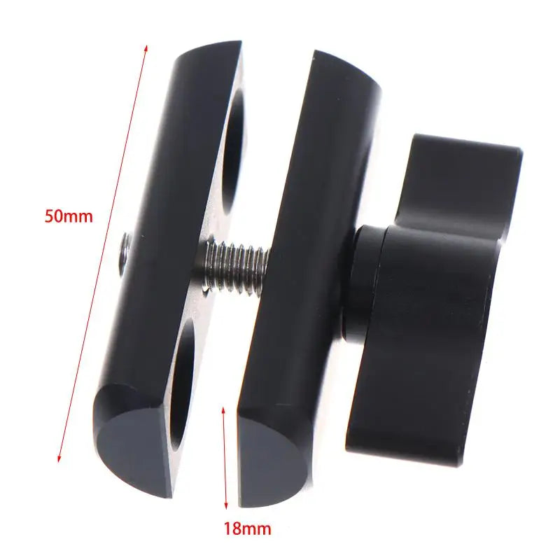 17mm Ball Mount Double Socket Arm Clamp Joint Connecting Rod 1/4" Screw Adapter For 13 For OSMO360 Camera Phones GPS Holder Oasis Select