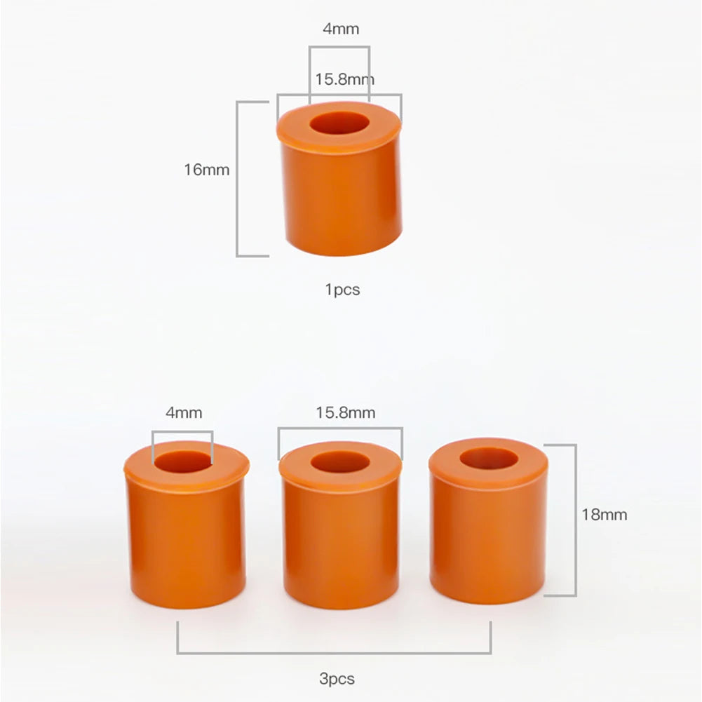 Silicone Hot Bed Leveling Columns for Ender-3 & CR-10 (4-Pack) 3D Printer Parts Oasis Select