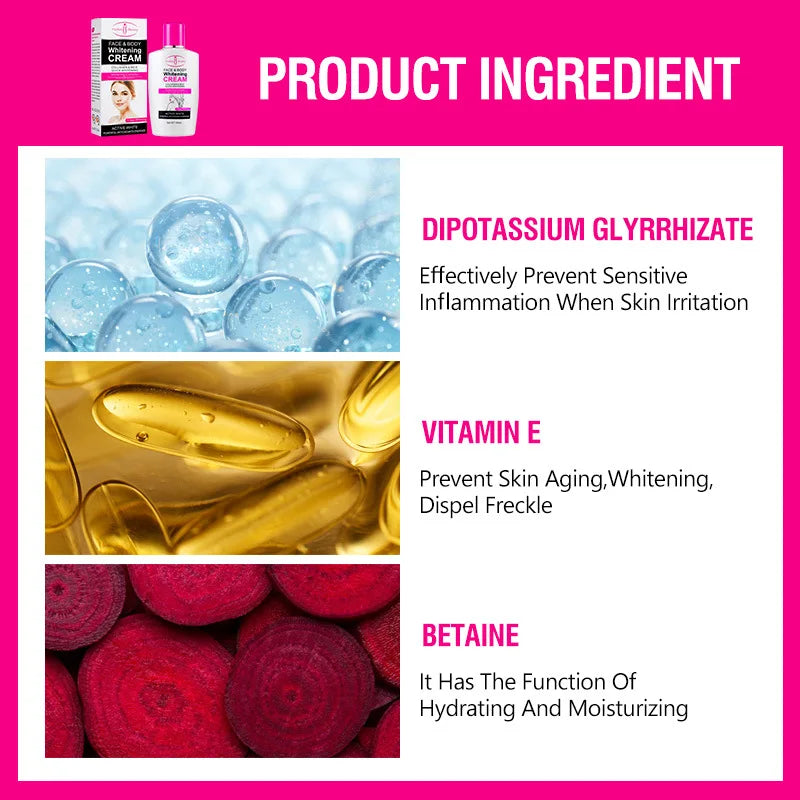 LGRAMER Brightening Body & Face Cream – Collagen Nourishing