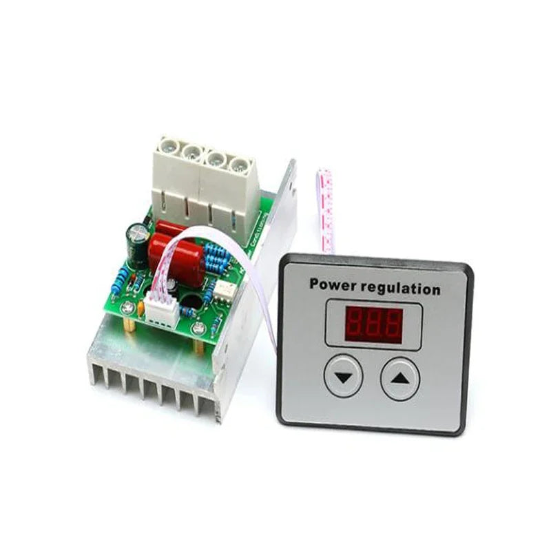 Dimmer LED 220V 12V 2000W 4000W 5000W 10000W LED Dimmer 220V 12V 24V SCR Voltage Power Regulator Speed Controller For LED Strips Oasis Select 10000W Kit Regulator