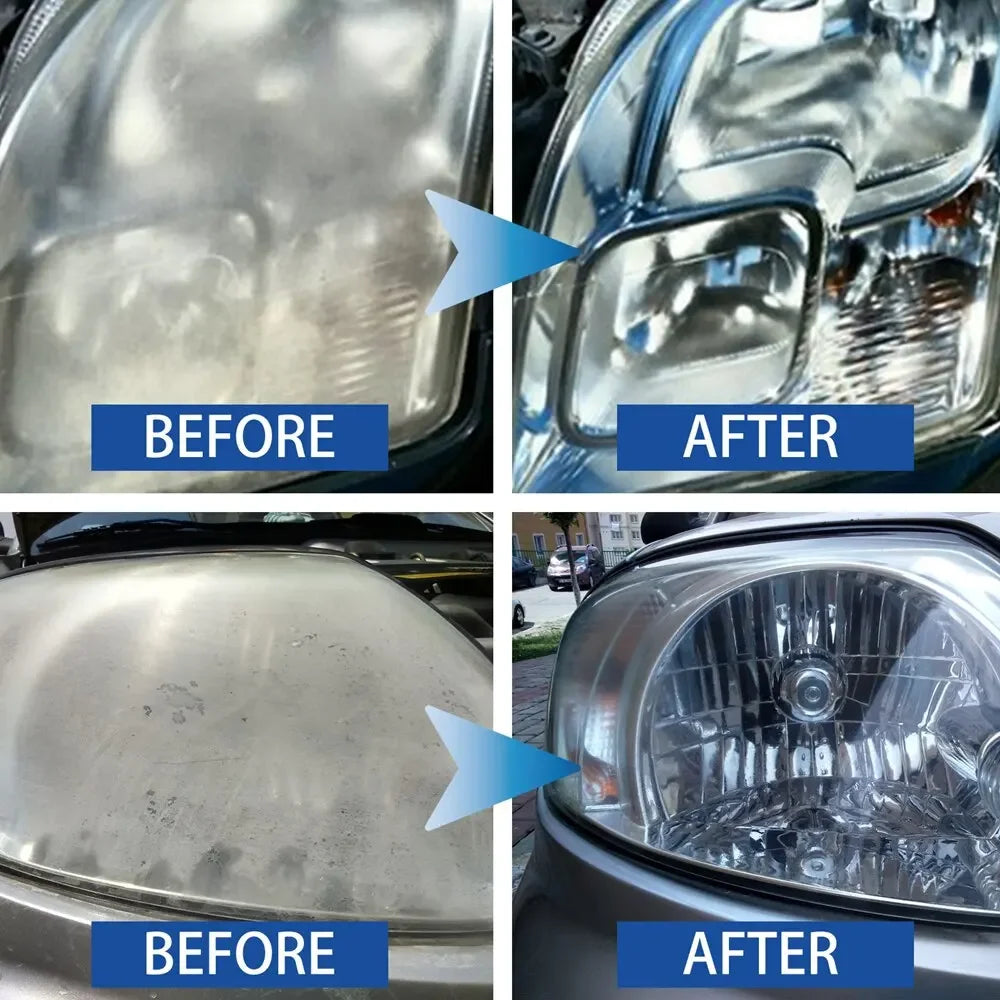 Car Headlights Renovation Polishing Kit Headlight Chemical Polishing Kit Automotive Care Tool 100ML Liquid Polymer Car Tool Set Oasis Select