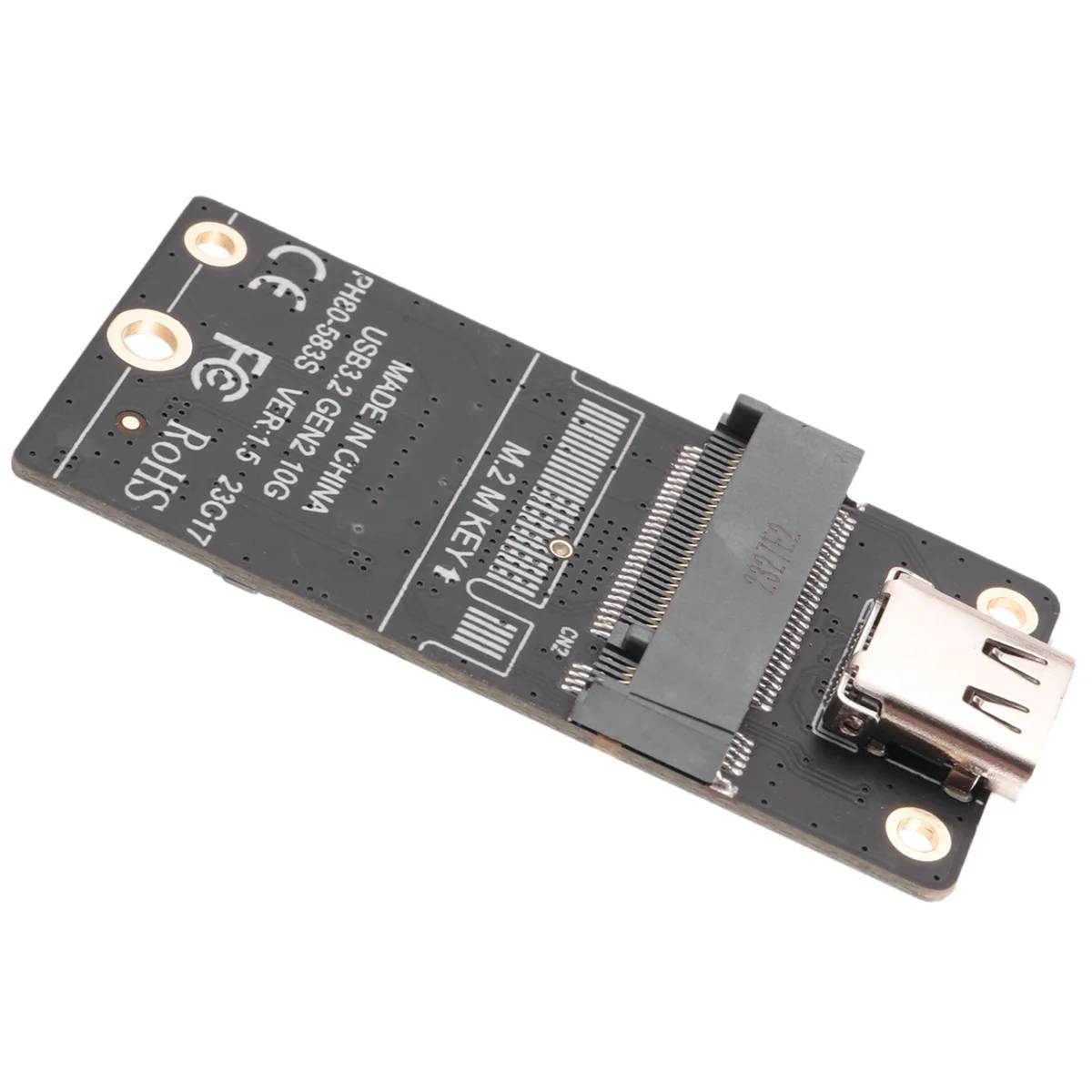 M.2 to Type-C SSD Enclosure Adapter M2 NVME HDD Enclosure Interposer Board JMS583 Chip 10Gbps Support 2230 2242 2260 SSD Oasis Select