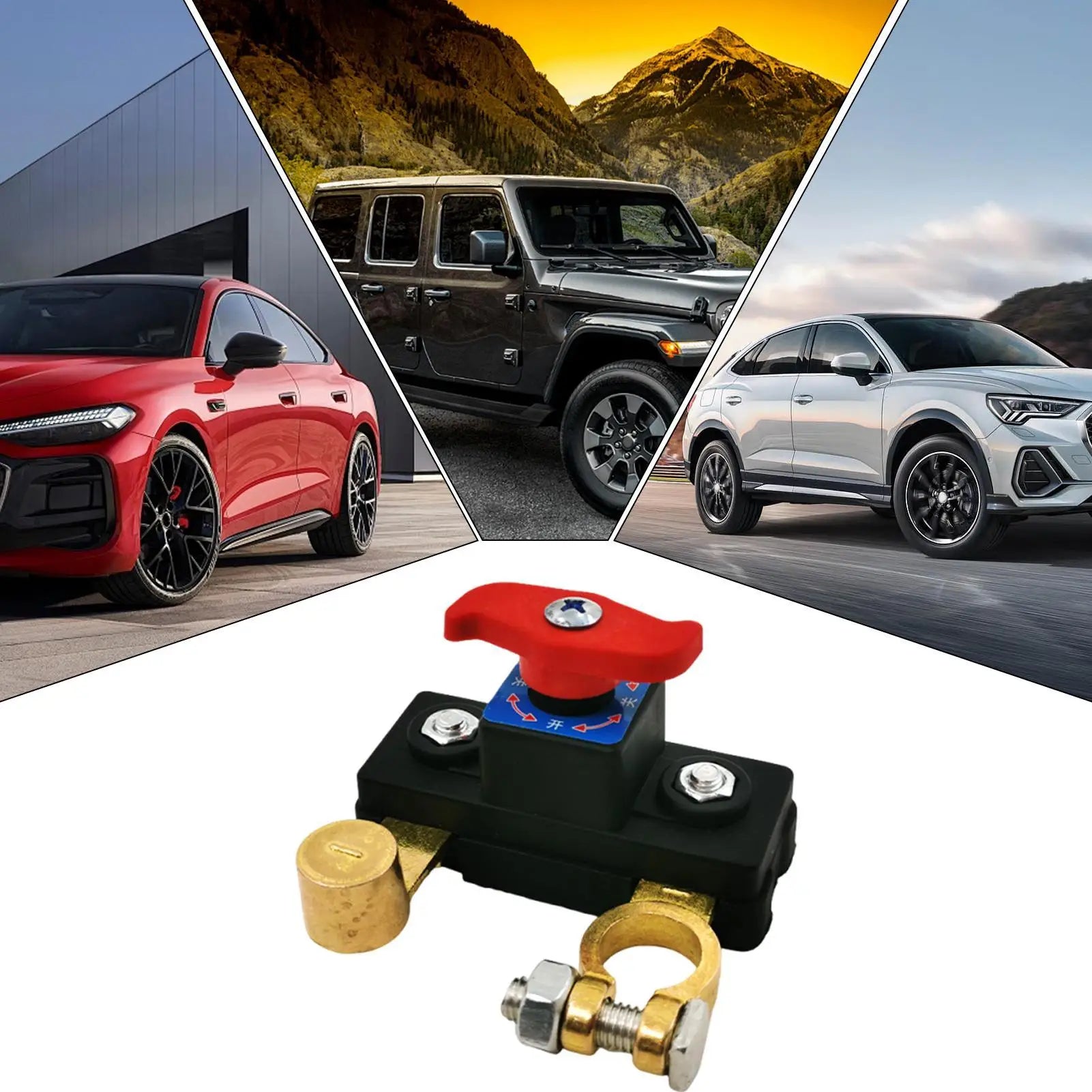 Battery Disconnect Control 12V 24V Auto Battery Quick Disconnect Control Power Management Terminal Safety Equipment for Parking Oasis Select