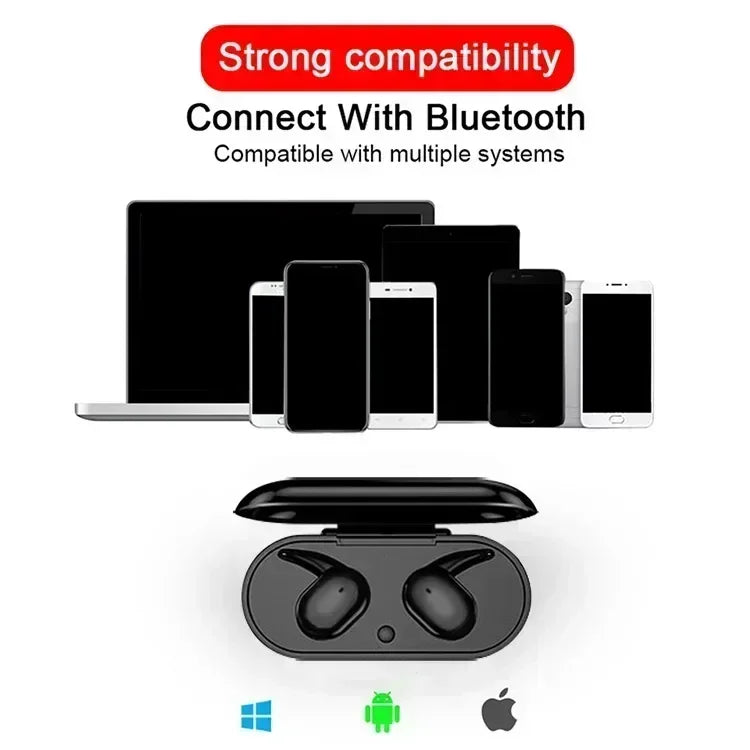 TWS Bluetooth Earphones 5.0 Wireless Stereo Earbuds In-ear Noise Reduction Waterproof Headphones With Charging Case Oasis Select