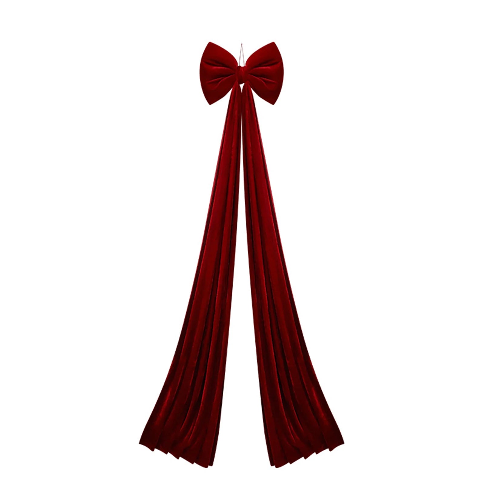 Extra Large Velvet Christmas Tree Topper Bow | Red Oversized