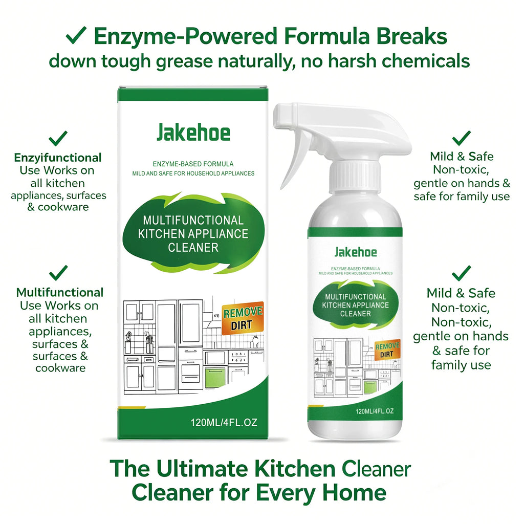 Kitchen Appliances Cleaner for Stovetops, Ovens, And Range Hoods Remove Dirt Grease Enzyme Based Cleaning Spray Cleaning Tools ﻿ Oasis Select