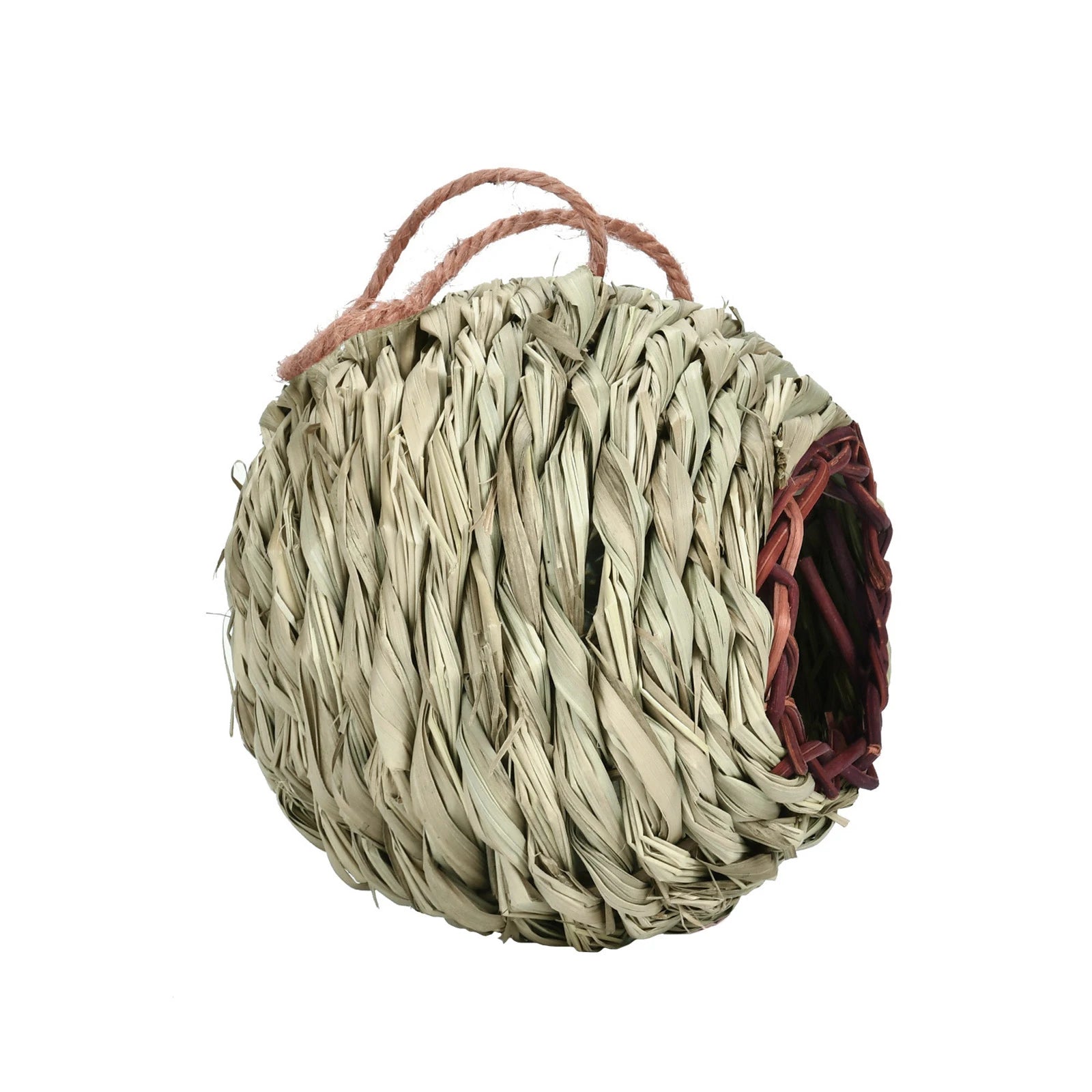 Handcrafted Woven Hanging Bird Nest House – Hummingbird & Parrot Hanging Bird House Oasis Select
