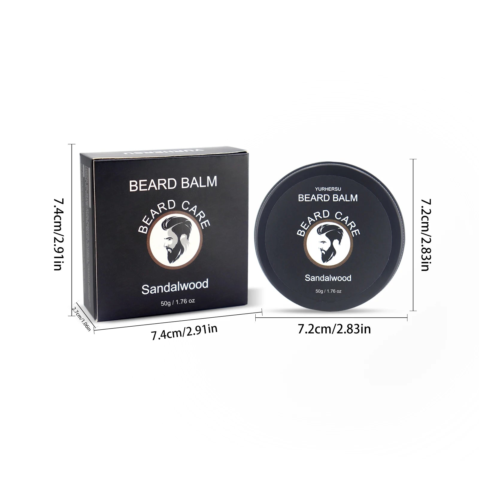 Men's Beard Shaving Cream – Smooth, Soft & Moisturising 50g