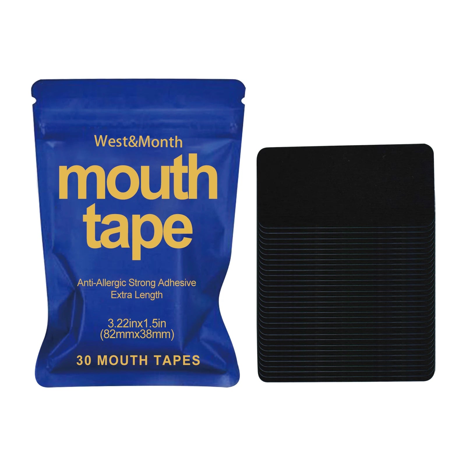 Anti Snoring Mouth Tape Breathing Correction Sleeping Keep Mouth Close Stop Snoring Aid Reduce Dry Mouth Promote Nose Breathing Oasis Select 30pcs Boxed