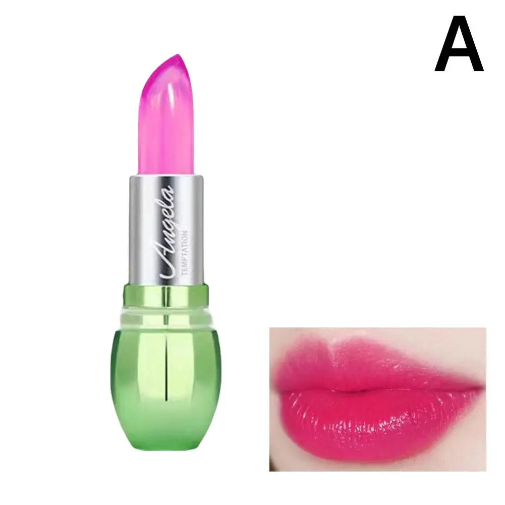 Moisturizing Aloe Vera Jelly Color Changing Lipstick Lasting Nutritious Lip Balm Gentle Magic Temperature Color Change Lip Gloss Oasis Select 01