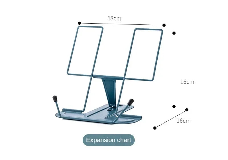 Simple metal reading stand, foldable reading stand, portable reading bookshelf, music stand Oasis Select