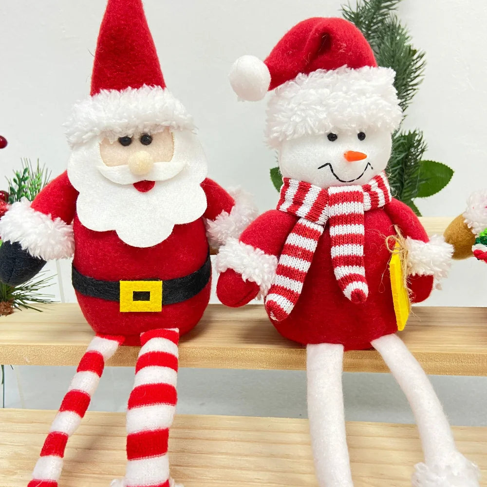 Santa Snowman Reindeer Christmas Tree Pendant Ornaments