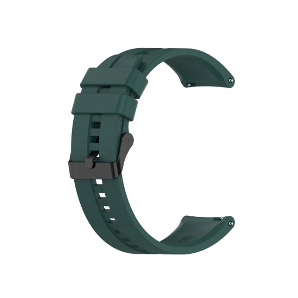 22mm Silicone Watch Band for Huawei GT, Samsung & Garmin Silicone Watch Band Oasis Select green Universal 22mm width