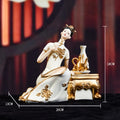Light Luxury High-end Ladies Ornaments Ancient Figures New Chinese Style Art Decorations Retro Living Room Foyer Decorations Oasis Select A